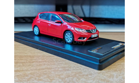 Nissan Pulsar (Tiida) 2015 Premium X, 1:43, металл, масштабная модель, scale43