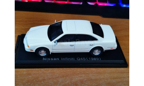 Infiniti Q45 (1989), Norev, 1:43, металл, масштабная модель, scale43, Hachette