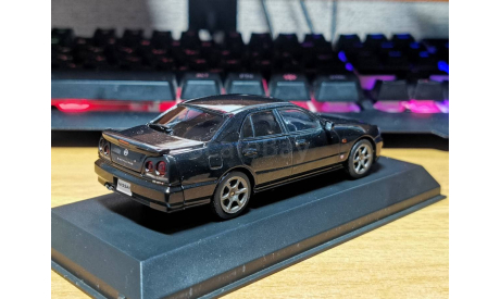 Nissan Skyline 25GT Turbo ER34 2000, Black Pearl, Kyosho, 1:43, металл, рестайл, масштабная модель, scale43