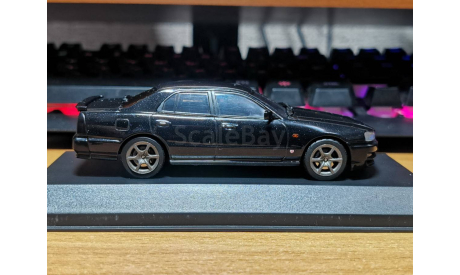 Nissan Skyline 25GT Turbo ER34 2000, Black Pearl, Kyosho, 1:43, металл, рестайл, масштабная модель, scale43
