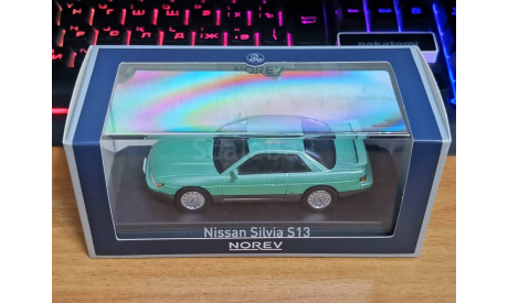 Nissan Silvia S13 1988, Norev, 1:43, металл, масштабная модель, scale43, Hachette