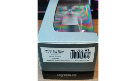 Mercedes-Benz CLK DTM Coupe Kyosho 1:43 Металл, масштабная модель, scale43