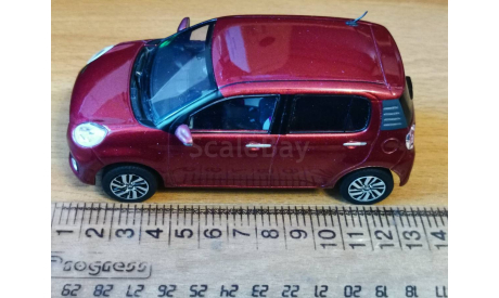 Toyota Passo, 1:30, металл, дилерский цветовой пробник, масштабная модель, 1/30