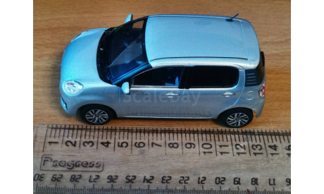 Toyota Passo, 1:30, металл, дилерский цветовой пробник, масштабная модель, scale30