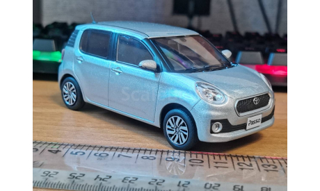 Toyota Passo, 1:30, металл, дилерский цветовой пробник, масштабная модель, scale30