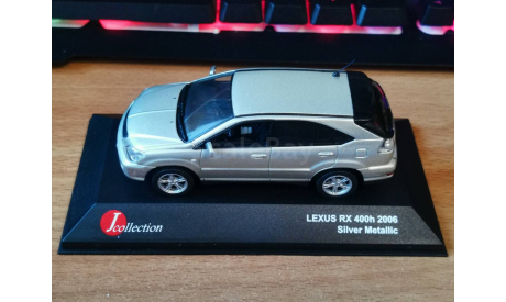 Lexus RX 400h 2006, Silver Metallic, J-collection, 1:43, металл, масштабная модель, scale43