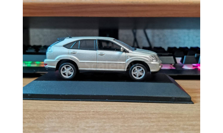 Lexus RX 400h 2006, Silver Metallic, J-collection, 1:43, металл, масштабная модель, scale43