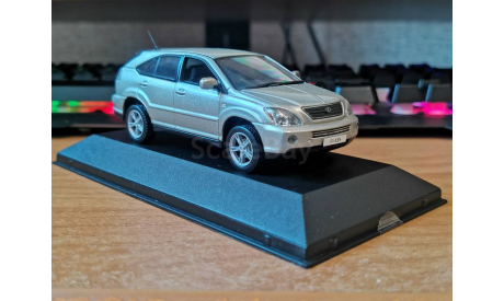Lexus RX 400h 2006, Silver Metallic, J-collection, 1:43, металл, масштабная модель, scale43