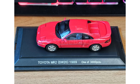 Toyota MR 2 SW20, 1989, Ebbro, 1:43, металл, масштабная модель, scale43