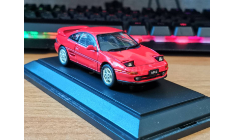 Toyota MR 2 SW20, 1989, Ebbro, 1:43, металл, масштабная модель, scale43