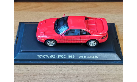 Toyota MR 2 SW20, 1989, Ebbro, 1:43, металл, масштабная модель, scale43