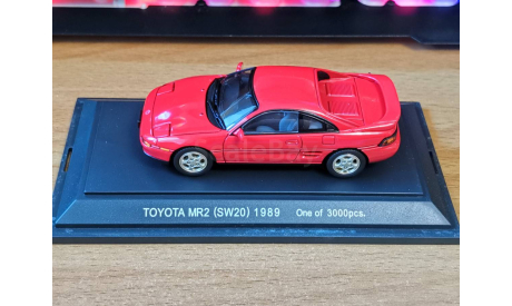 Toyota MR 2 SW20, 1989, Ebbro, 1:43, металл, масштабная модель, scale43