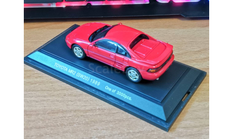 Toyota MR 2 SW20, 1989, Ebbro, 1:43, металл, масштабная модель, scale43
