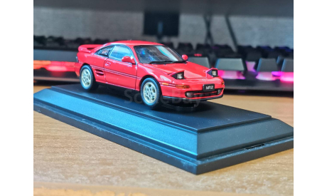 Toyota MR 2 SW20, 1989, Ebbro, 1:43, металл, масштабная модель, scale43