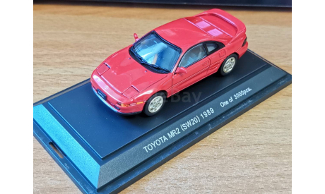 Toyota MR 2 SW20, 1989, Ebbro, 1:43, металл, масштабная модель, scale43