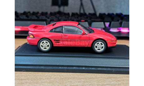 Toyota MR 2 SW20, 1989, Ebbro, 1:43, металл, масштабная модель, scale43