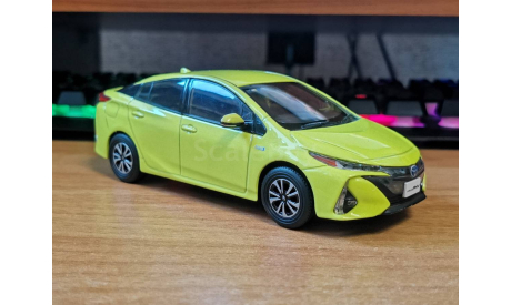 Toyota Prius PHV 50, 1:30, металл, дилерский цветовой пробник, масштабная модель, scale30