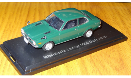 Mitsubishi Lancer 1600 GSR 1973 Японская журналка, 1:43, металл, в боксе, масштабная модель, scale43, Hachette