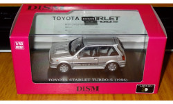 Toyota Starlet Turbo S (1986) DISM Aoshima DISM 1:43 Металл