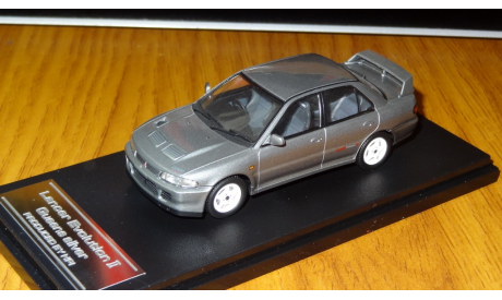 Mitsubishi Lancer Evolution II silver HPI, масштабная модель, 1:43, 1/43