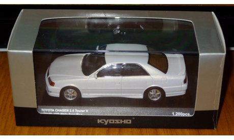 Toyota Chaser Tourer V (JZX100) White Perl Kyosho, масштабная модель, 1:43, 1/43