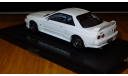 Nissan Skyline GT-R (BNR32) White, Ebbro, 1:43, металл, масштабная модель, scale43
