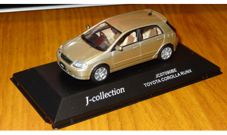 Toyota Corolla Runx Gold J-collection, масштабная модель, 1:43, 1/43