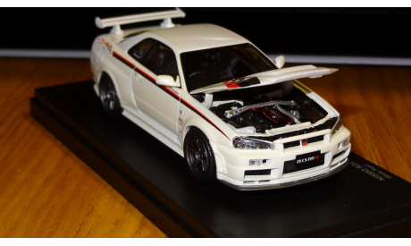 Nissan Skyline GT-R Nismo S-tune R34 Kyosho, масштабная модель, scale43