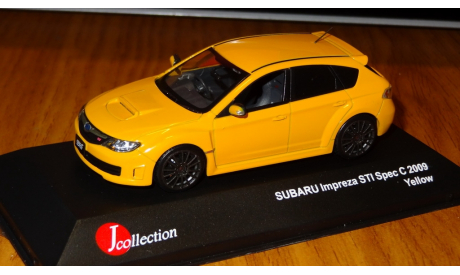 Subaru Impreza WRX STI Spec C yellow 2J-Collection, масштабная модель, 1:43, 1/43