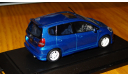 Honda Fit Mugen, Ebbro, Blue, 1:43, металл, масштабная модель, 1/43