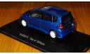 Honda Fit Mugen, Ebbro, Blue, 1:43, металл, масштабная модель, 1/43