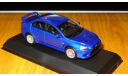 Mitsubishi Lancer Evolution X GSR Kyosho, масштабная модель, 1:43, 1/43