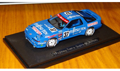 Toyota Supra 1990 Gr’A Fujistsu Tom’s Ebbro, масштабная модель, 1:43, 1/43