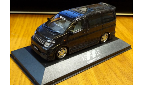 Nissan Elgrand E51 Kenstyle Black Perl Aoshima, масштабная модель, scale43