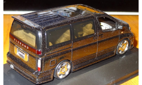 Nissan Elgrand E51 Kenstyle Black Perl Aoshima, масштабная модель, scale43