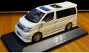 Nissan Elgrand E51 Kenstyle White Aoshima, масштабная модель, 1:43, 1/43