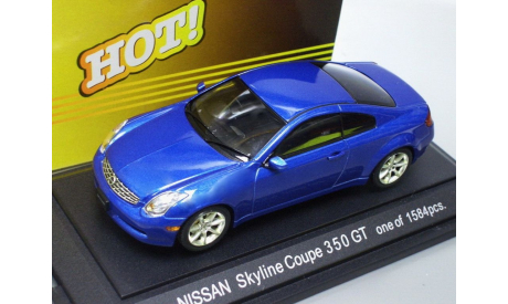 Nissan Skyline Coupe 350GT Ebbro, металл, 1:43, масштабная модель, scale43