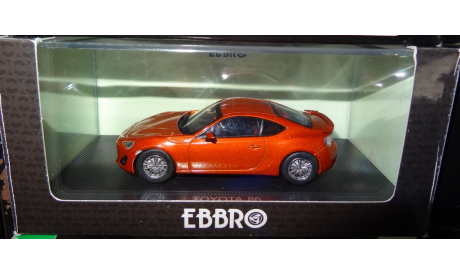 Toyota 86 GT RHD EBBRO, 1:43, металл, масштабная модель, scale43