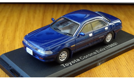 Toyota Corona Exiv 1989 Японская журналка №55, масштабная модель, 1:43, 1/43, Hachette