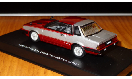 Nissan Silvia US110 DOHC RS 1982, Aoshima Dism, 1:43, металл, масштабная модель, scale43