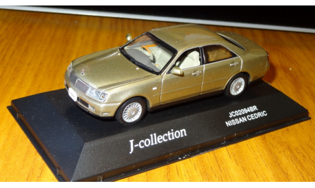 Nissan Cedric 2001 Gold J-Collection, 1:43, металл, масштабная модель, 1/43