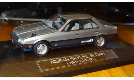 Nissan Skyline Sedan 1981 2000 RS Hi-Story, P&S, 1:43, Смола, масштабная модель, 1/43