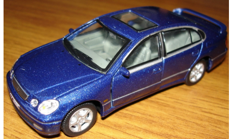 Lexus GS300 (Toyota Aristo) синий, 1:43, металл, масштабная модель, 1/43