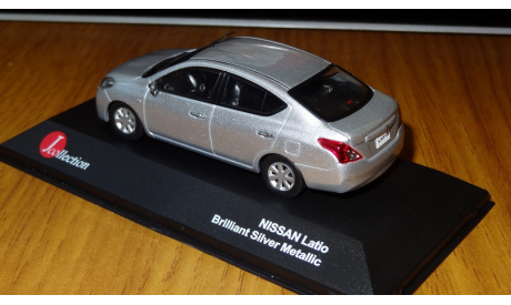 Nissan Latio Tiida Almera (L02B) 2013 Silver J-Collection 1:43, масштабная модель, scale43