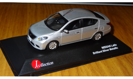 Nissan Latio (L02B) 2013 Silver J-Collection 1:43, масштабная модель, scale43