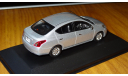 Nissan Latio Tiida Almera (L02B) 2013 Silver J-Collection 1:43, масштабная модель, scale43