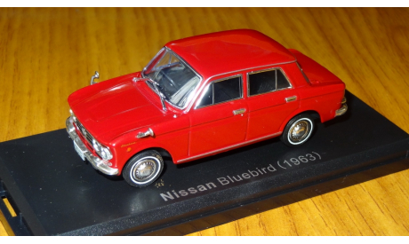 Nissan BlueBird ( 1963) Японская журналка №62, 1:43, металл, в боксе, масштабная модель, 1/43, Hachette