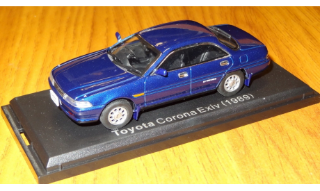 Toyota Corona EXIV ( 1989) Японская журналка №55, 1:43, металл, в боксе, масштабная модель, 1/43, Hachette