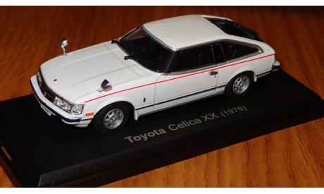 Toyota Celica XX (1977) Японская журналка №58, 1:43, металл, в боксе, масштабная модель, 1/43, Hachette