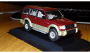 Mitsubishi Pajero, 1993, 2800 Intercooler Turbo Diesel, Long, Minichamps, Red, металл, 1:43, масштабная модель, scale43